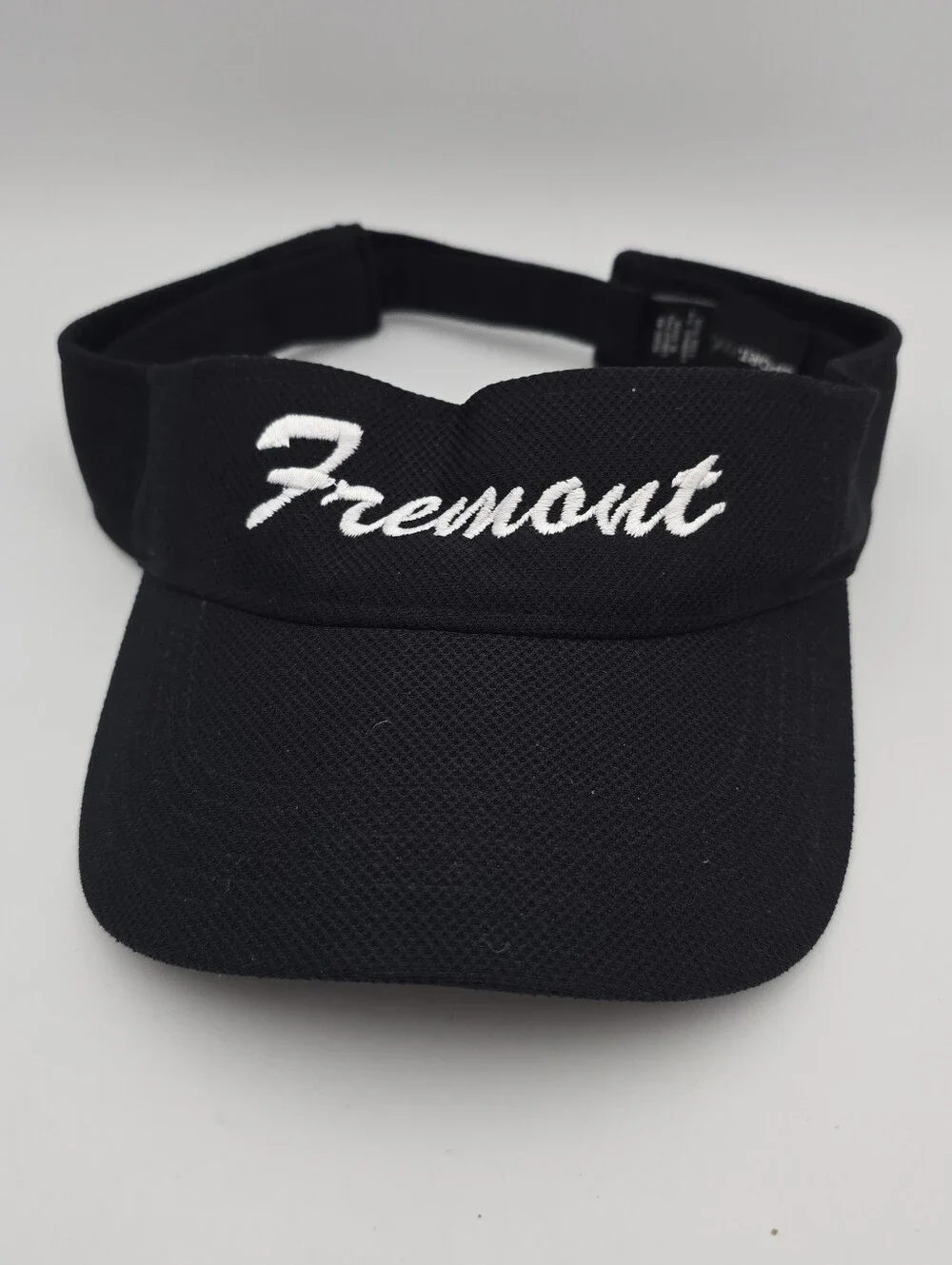Sport-Tek Fremont Black Adjustable Visor